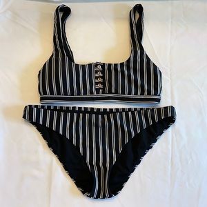 Striped bikini